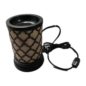 ScentSationals Moroccan Burlap Electric Wax Melt Warmer Full Size New Open Box